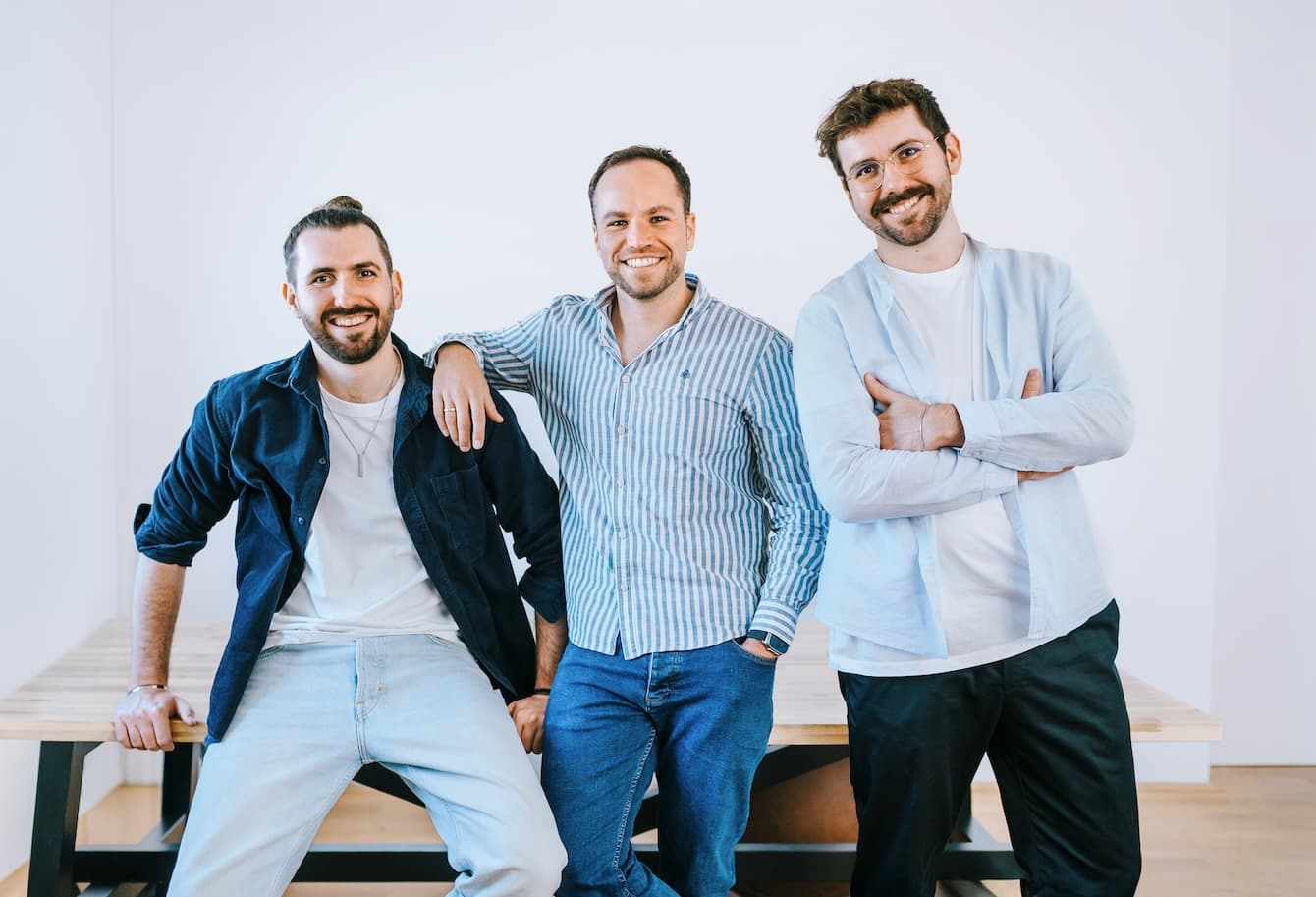 siteboard Gründer Johannes Homeier (CTO), Manuel Stahl (CRO) und Sebastian Homeier (CEO)